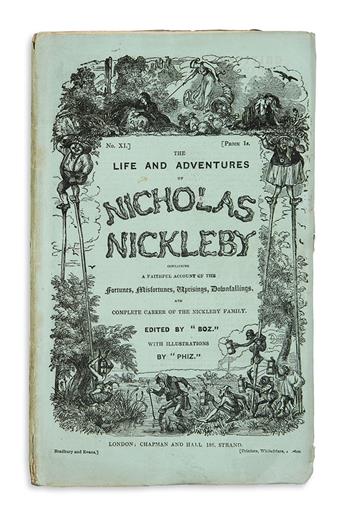 DICKENS, CHARLES. Life and Adventures of Nicholas Nickleby.